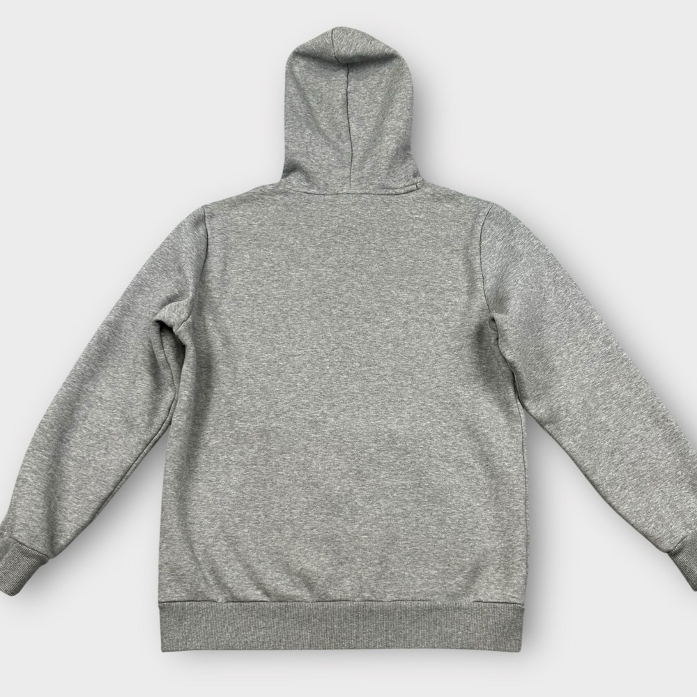PUMA Essentials No 1 Logo Hoodie Mens S Gray Pullover Athletic Streetwear Sporty - Picture 5 of 13